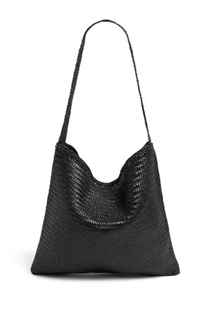 Ars Tote Black Buffalo Calf Leather DRAGON DIFFUSION | 8848BLACK
